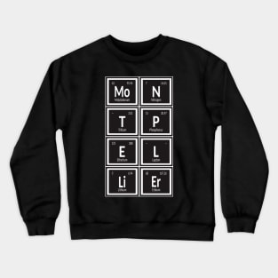 Montpellier City | Periodic Table of Elements Crewneck Sweatshirt